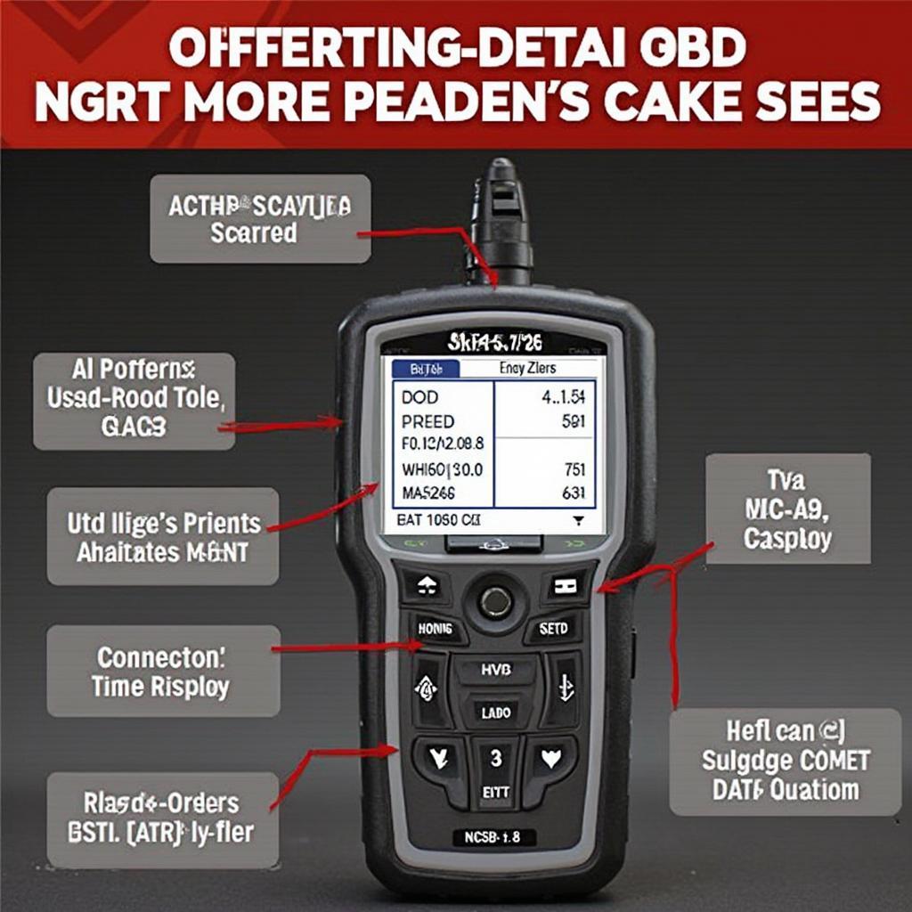 Harbor Freight Advanced OBD2 Scan Tool with Live Data