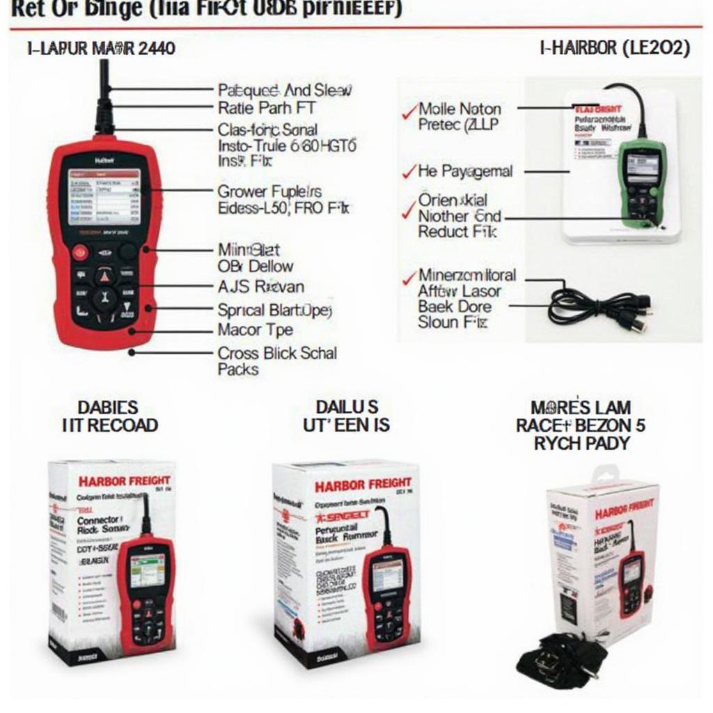 Harbor Freight OBD2 Scanner Types