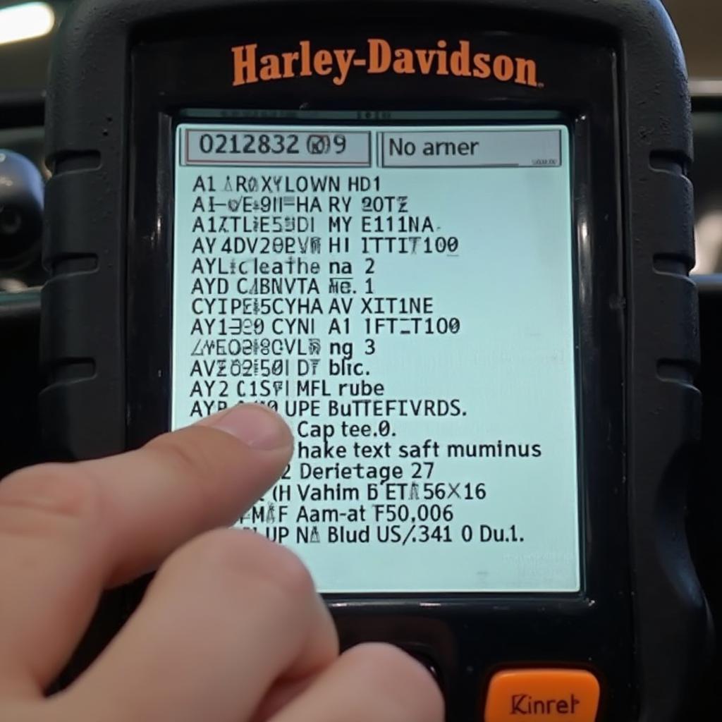 Harley Davidson Diagnostic Trouble Codes