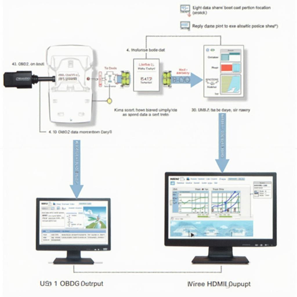 HDMI to OBD2 Cable Diagram Connection Overview