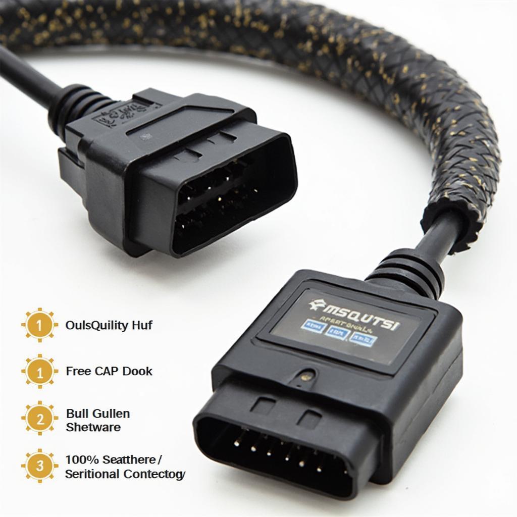 High-Quality OBD2 Cable for Scosche HUF