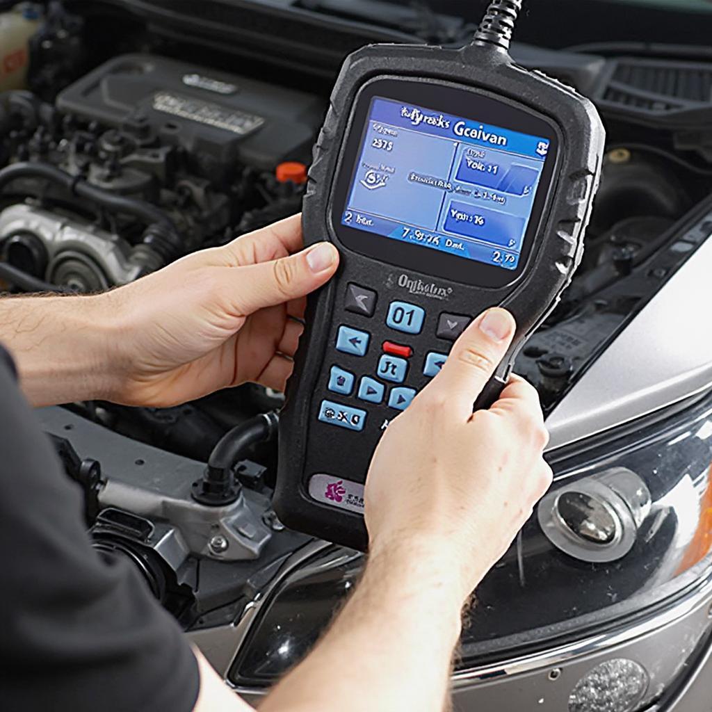 Viewing Live Data from a Honda Accord using an OBD2 Scanner