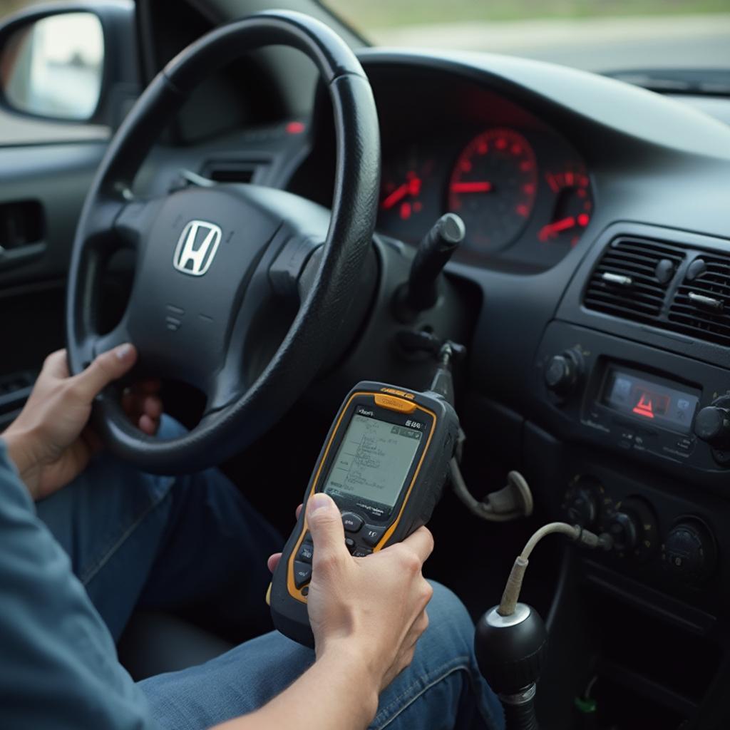 Using an OBD2 Scanner on a 1999 Honda Civic