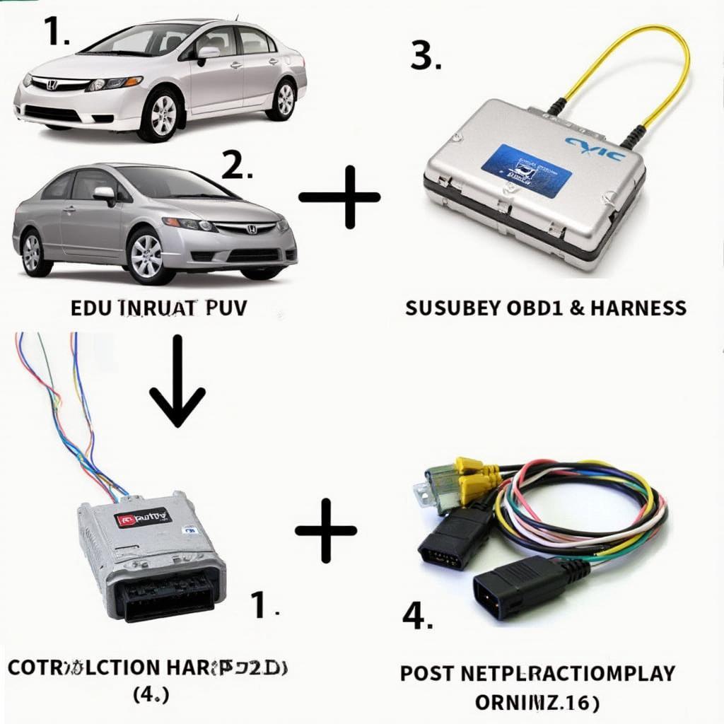 Honda Civic OBD1 to OBD2 Conversion Process