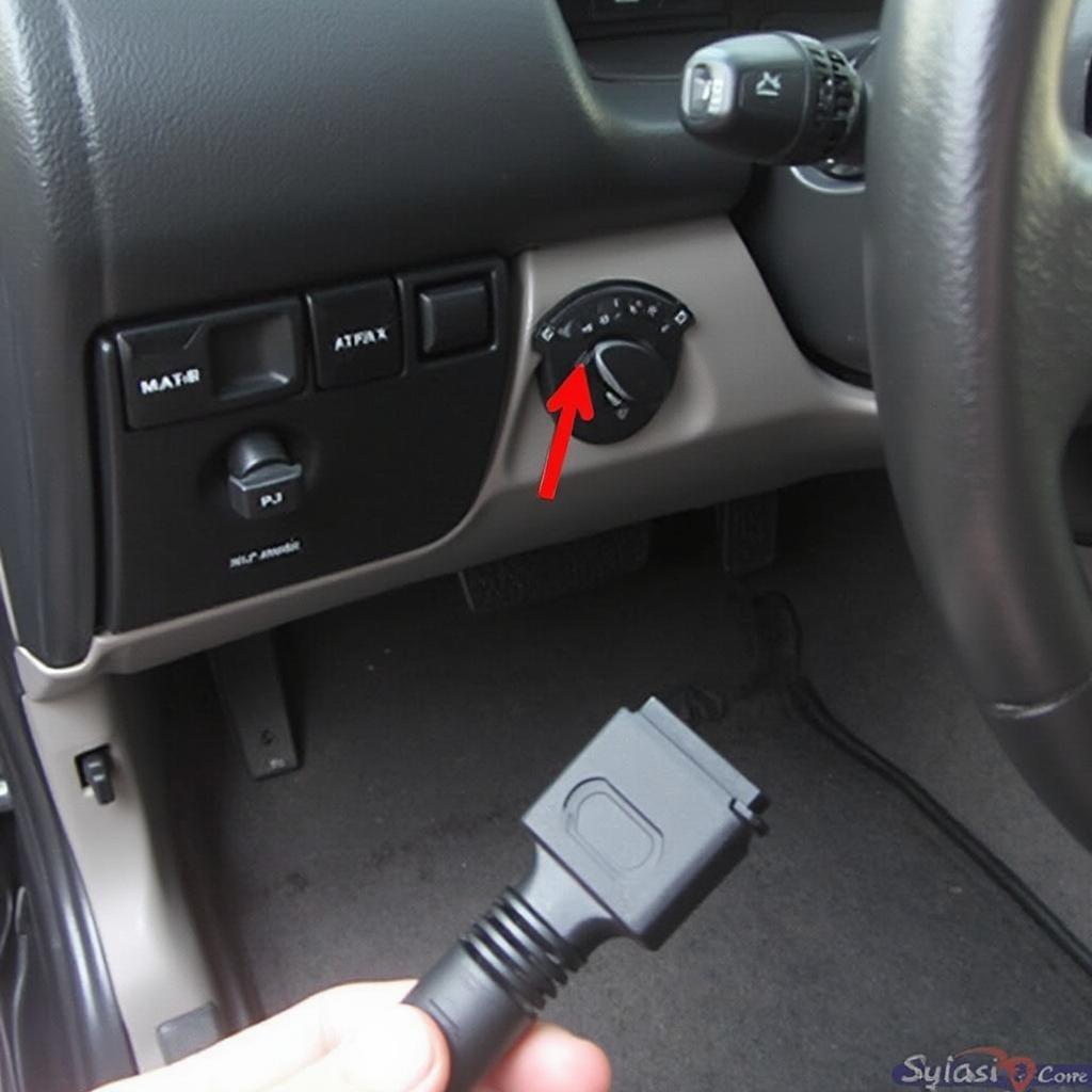 Honda Civic OBD2 Port Location Under Dashboard