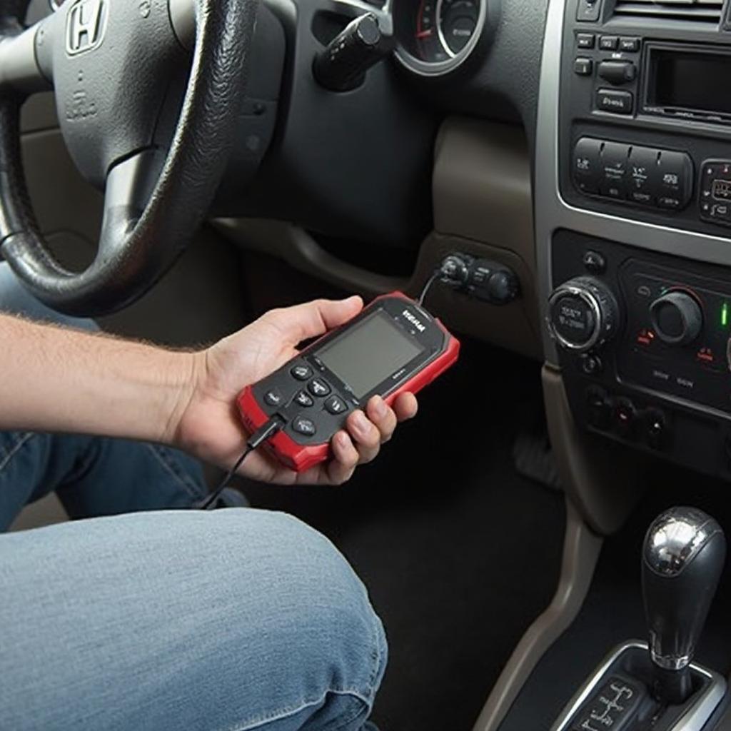 Connecting an OBD2 Scanner to a Honda Element