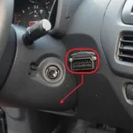 Honda Jazz OBD2 Port Location Under Dashboard