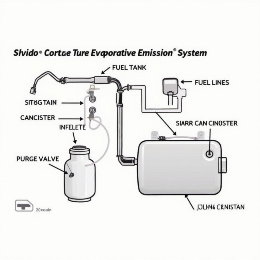 Honda OBD2 EVA Emissions System Components