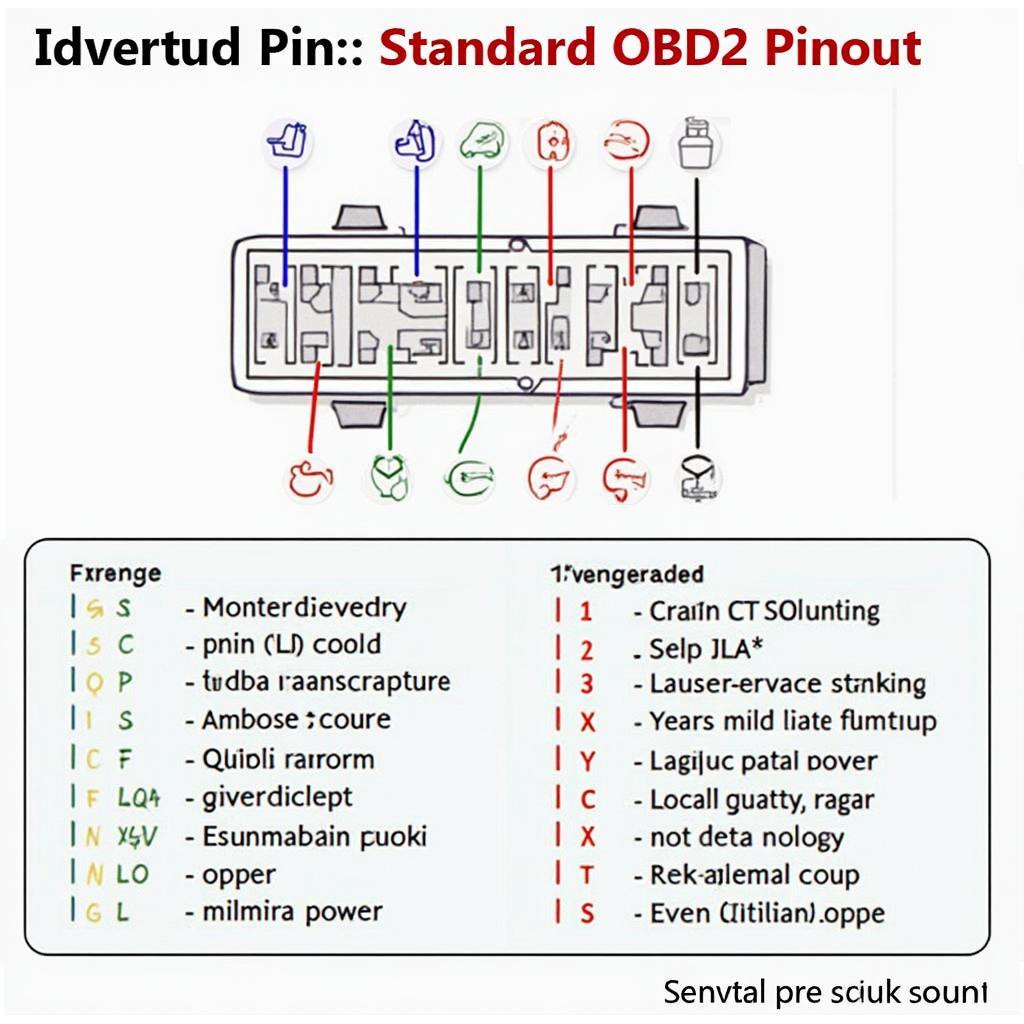 Honda OBD2 Pinout Diagram