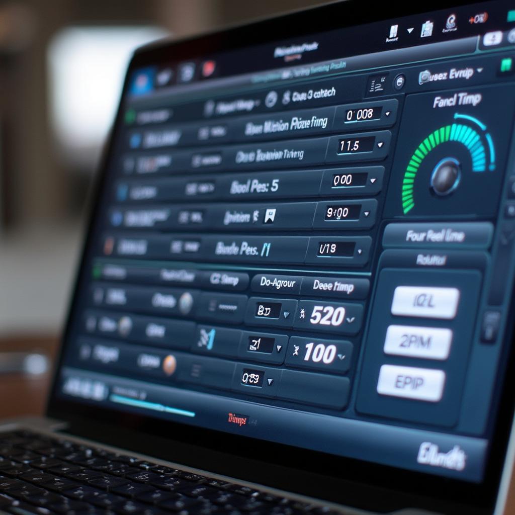 Honda OBD2 Tuning Software Interface