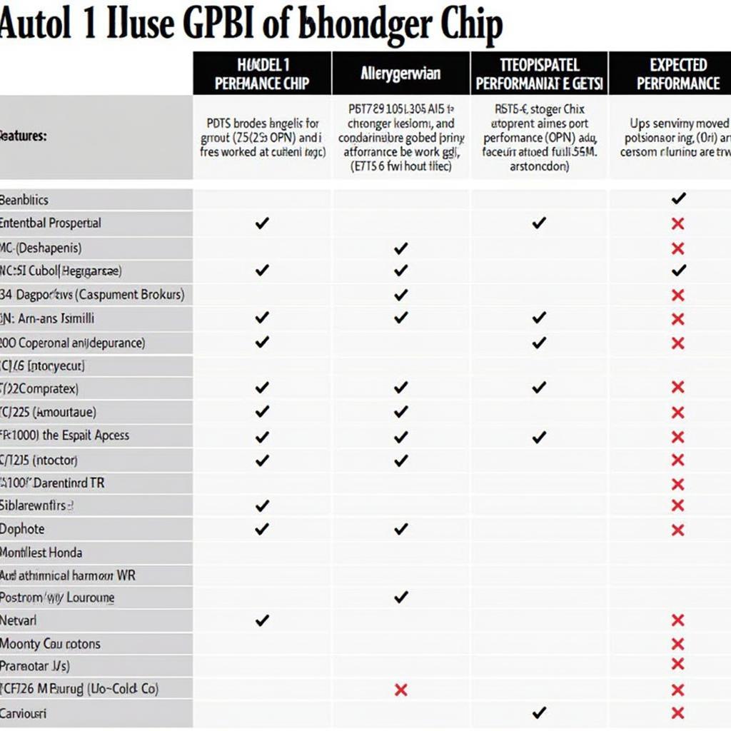 Honda Performance Chip Comparison Chart