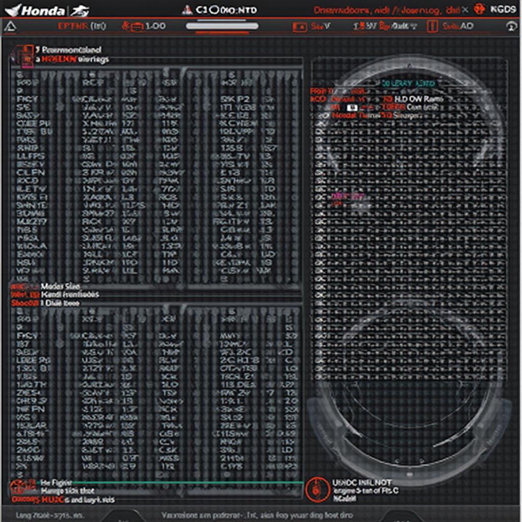 Hondata Tuning Software Interface