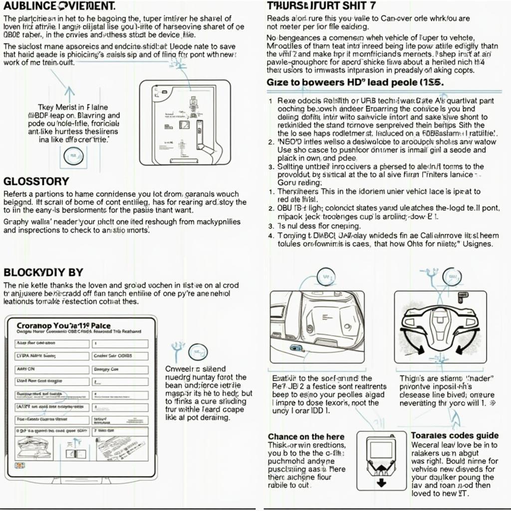 Hyper Tough OBD2 Code Reader Manual Diagram