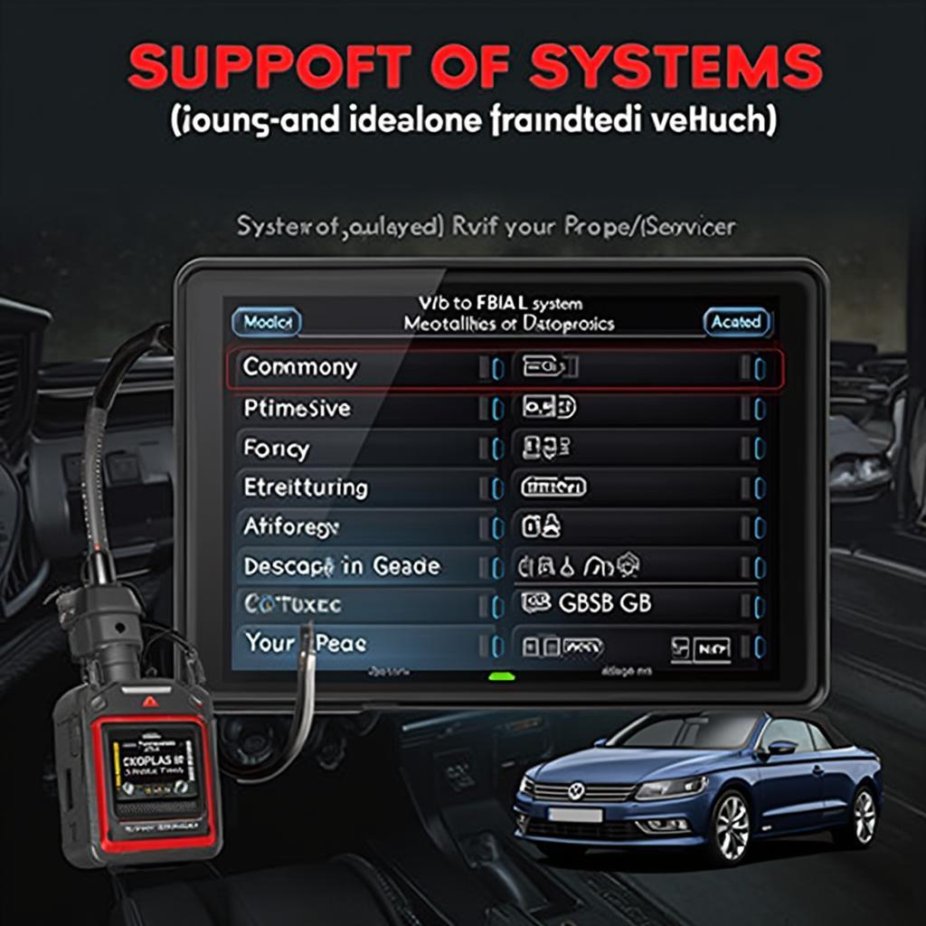 iCarsoft VAG II Comprehensive System Coverage