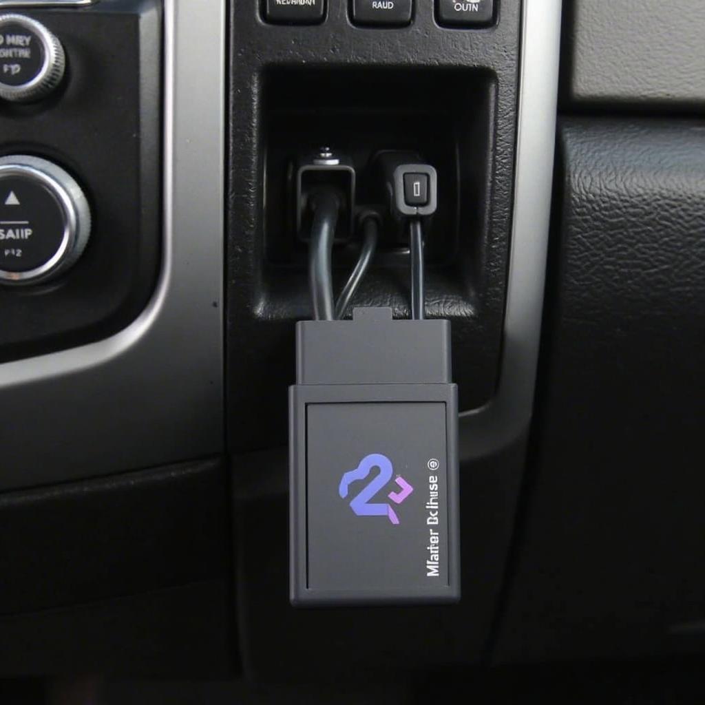 iDataLink Maestro RR Connected to the OBD2 Port in a 2014 Ram 1500