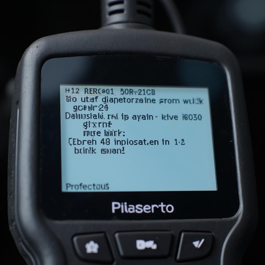 Infiniti OBD2 Code Reader Display