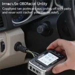 Connecting the Innova 3120 OBD2 Scanner to the vehicle's OBD2 port