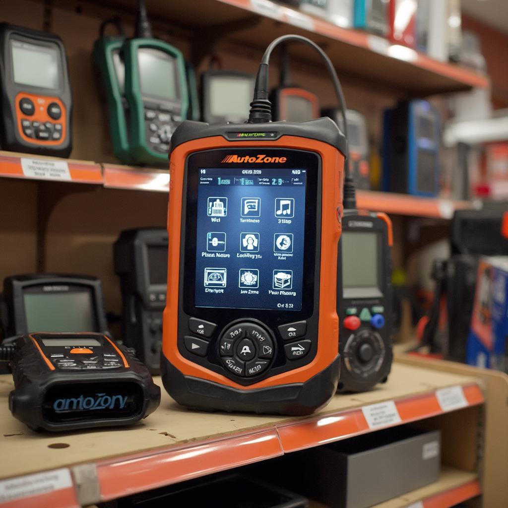 Innova 3150 OBD2 Scanner at AutoZone Display