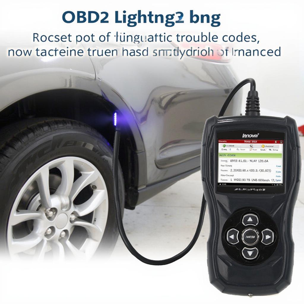 Innova 5110 OBD2 Scanner In Use