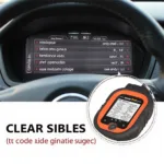 Innova 5410 OBD2 Scanner Displaying Diagnostic Trouble Codes