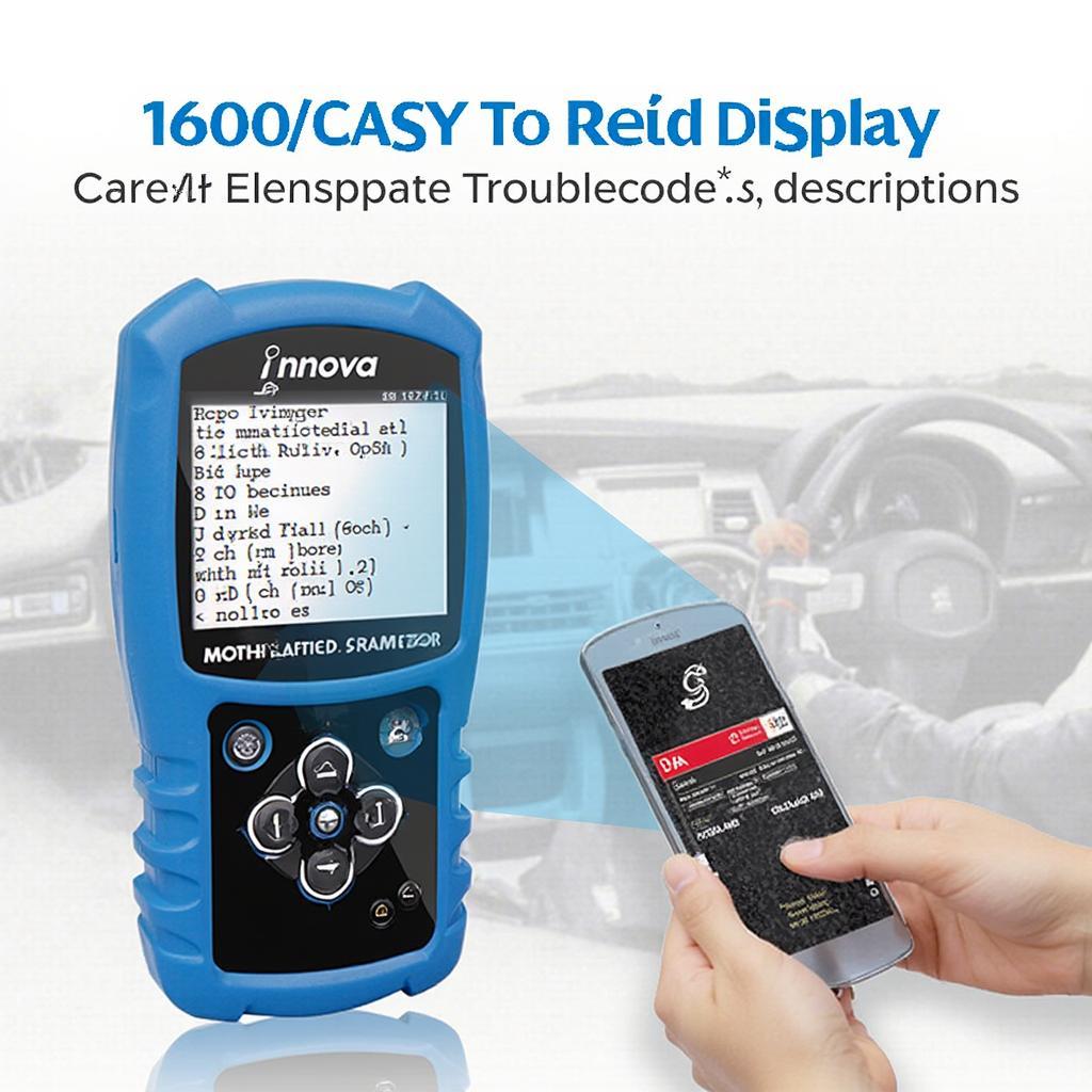 Innova 5610 OBD2 Scanner Display Screen