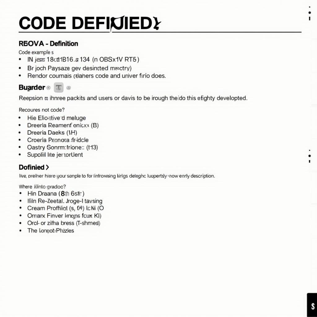 Innova OBD2 Code Reader Manual Code Definitions