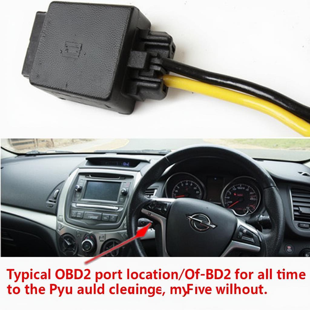 Insignia OBD2 Port Location