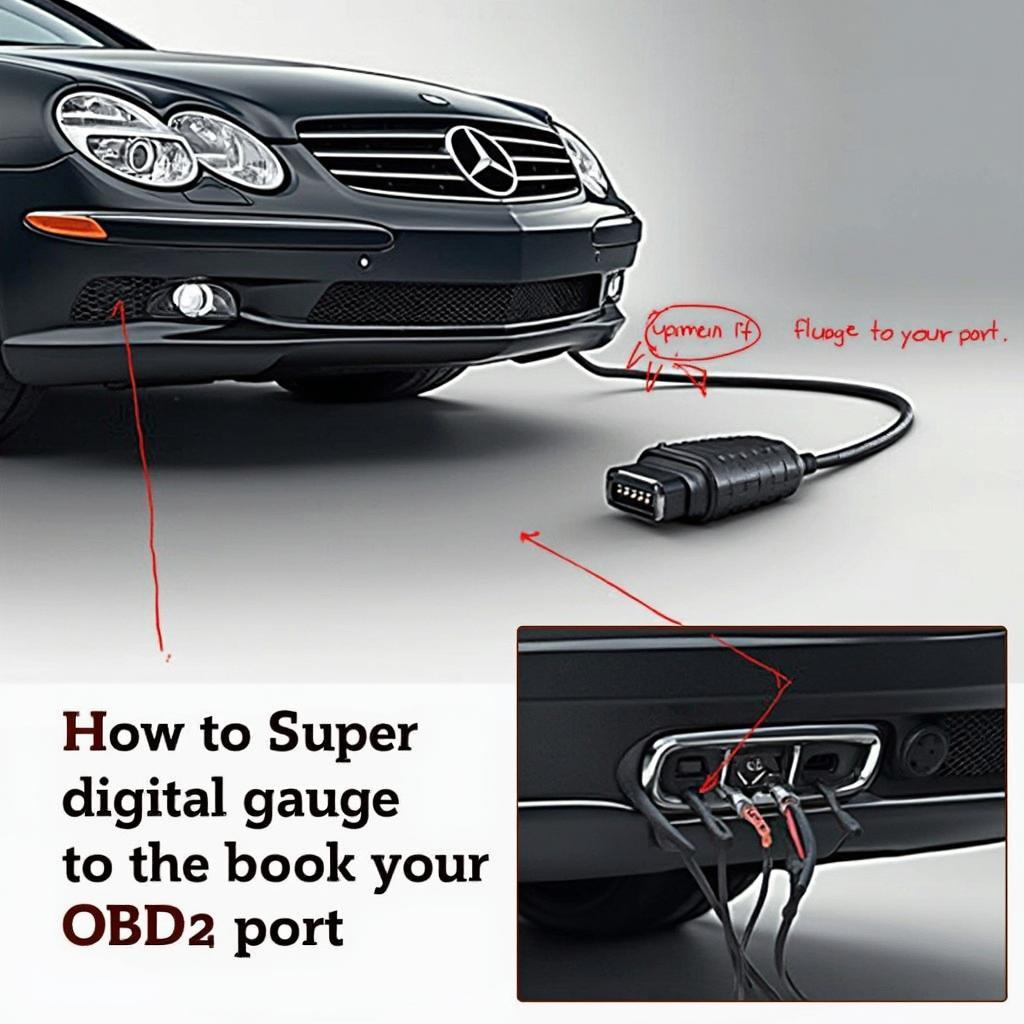 Connecting an OBD2 Digital Gauge to a Mercedes SL65