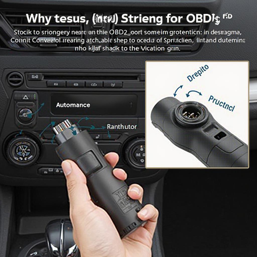 Installing OBD2 Scanner in Car