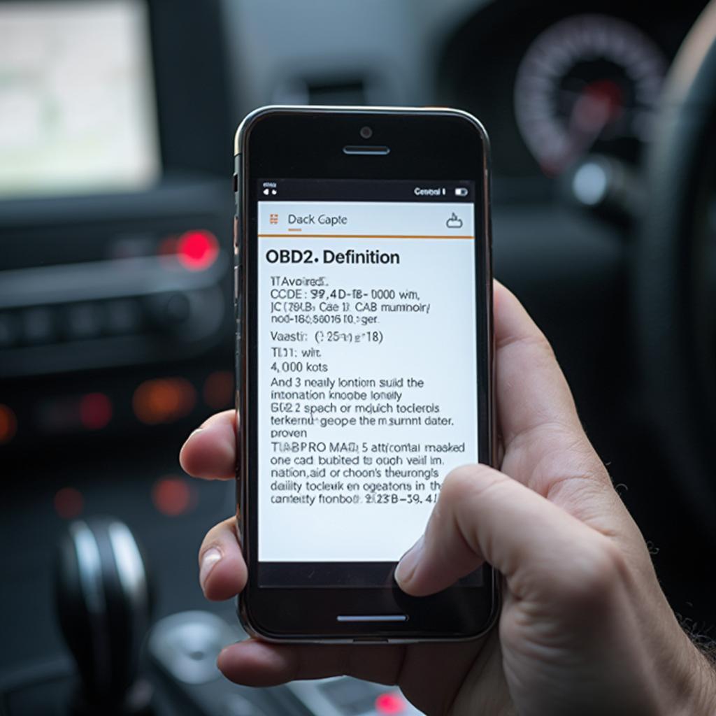 Interpreting OBD2 Codes with an App