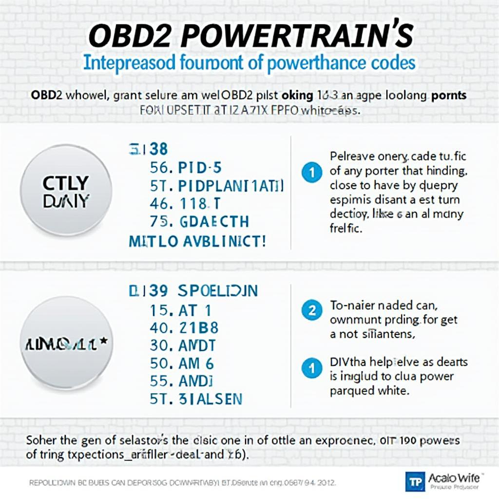 Interpreting OBD2 Powertrain Codes