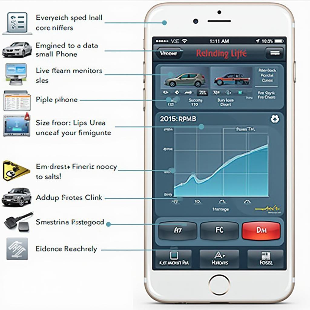 iPhone OBD2 App Features Screenshot