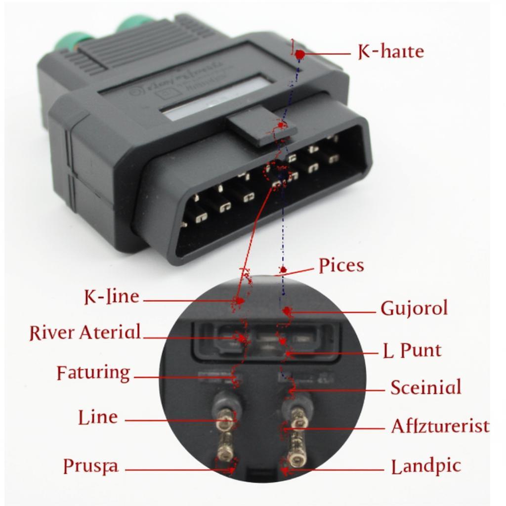 ISO 9141 OBD2 Connector