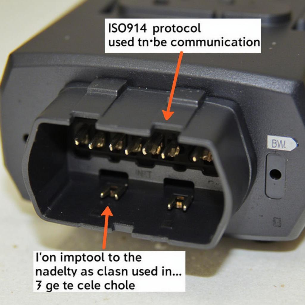 ISO9141 OBD2 Connector on a Honda