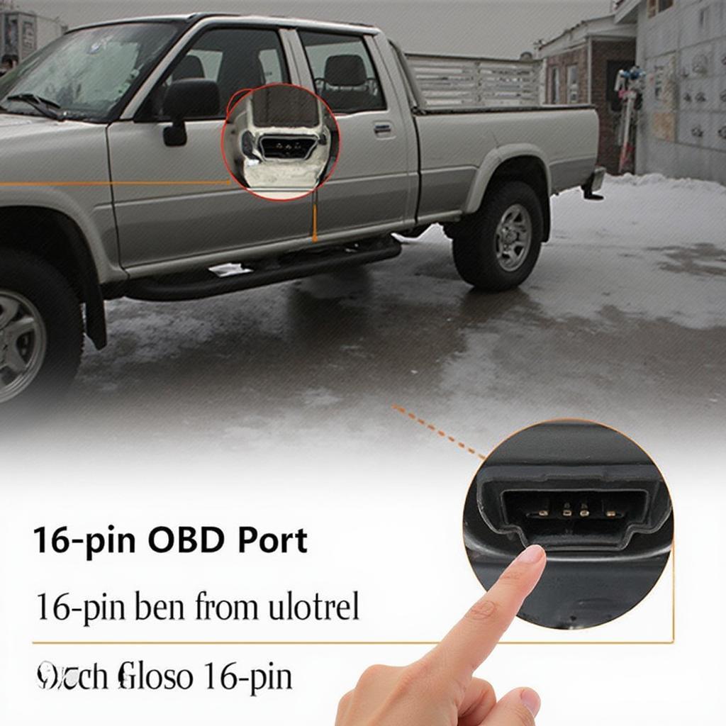 Isuzu Fuso 1996 OBD2 Port Location