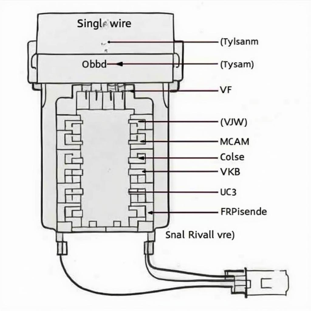 J1850 VPW OBD2 Connector