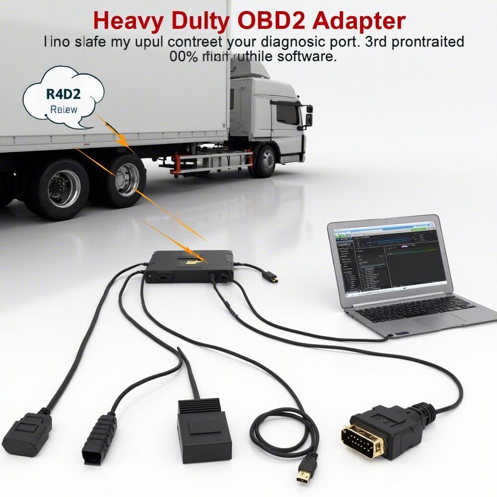 J1939 OBD2 Adapter Connection Diagram