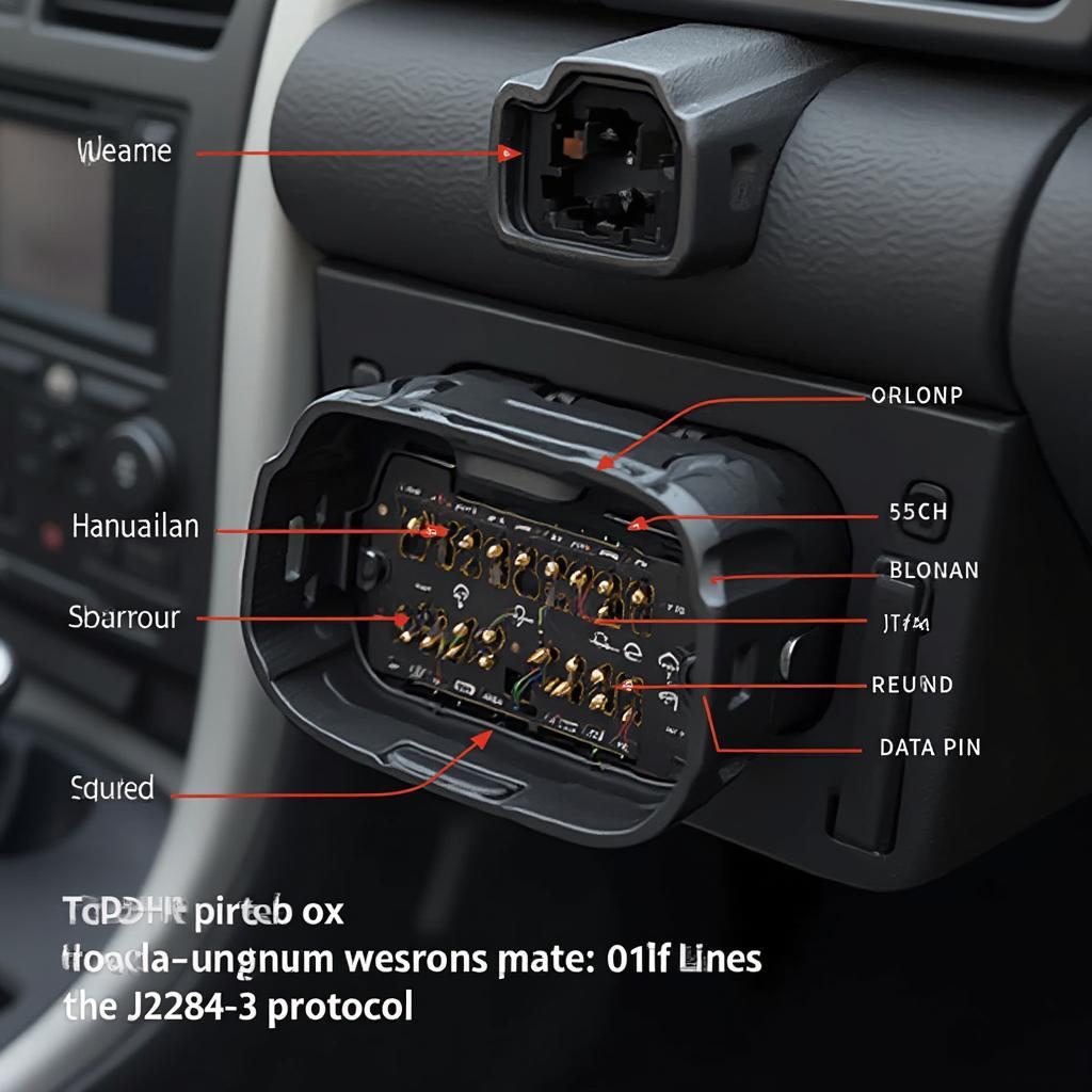 OBD2 Connector with J2284-3 Protocol