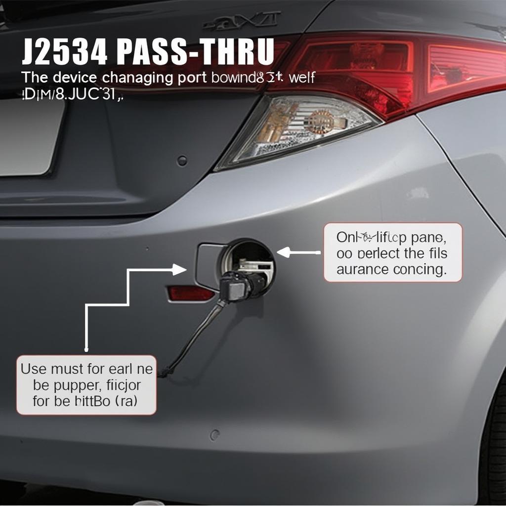 J2534 Pass Thru Device Connected to OBD2 Port