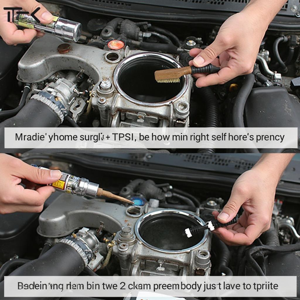 Jaguar XJ8 1999 P0121 Cleaning Throttle Body