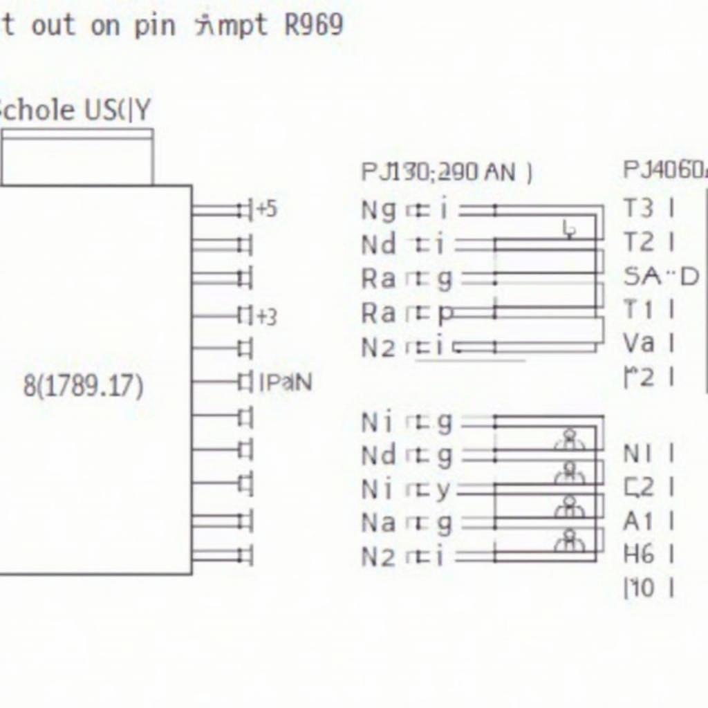 JDM Toyota Aristo OBD2 Pinout Diagram