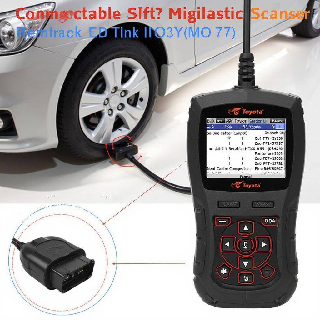 JDM Toyota OBD2 Scanner Connection