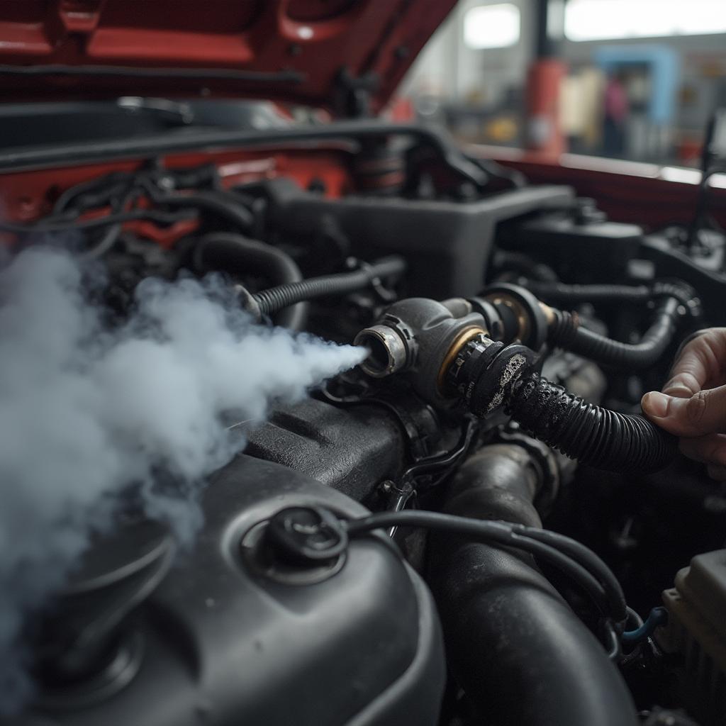 Jeep EVAP System Smoke Test