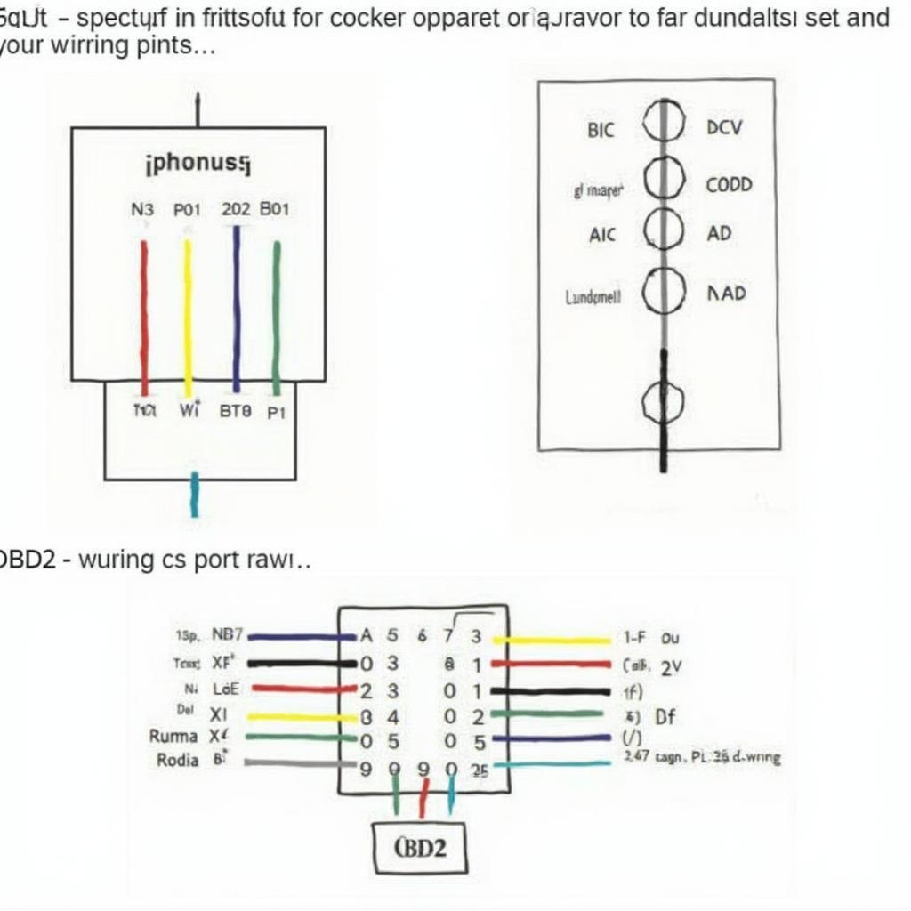 Jeep XJ OBD2 Wiring Diagram