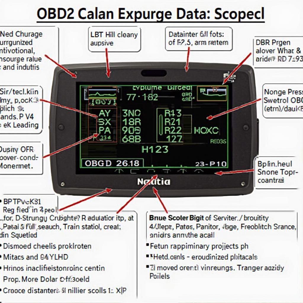 Key live data parameters displayed on OBD2 scanner