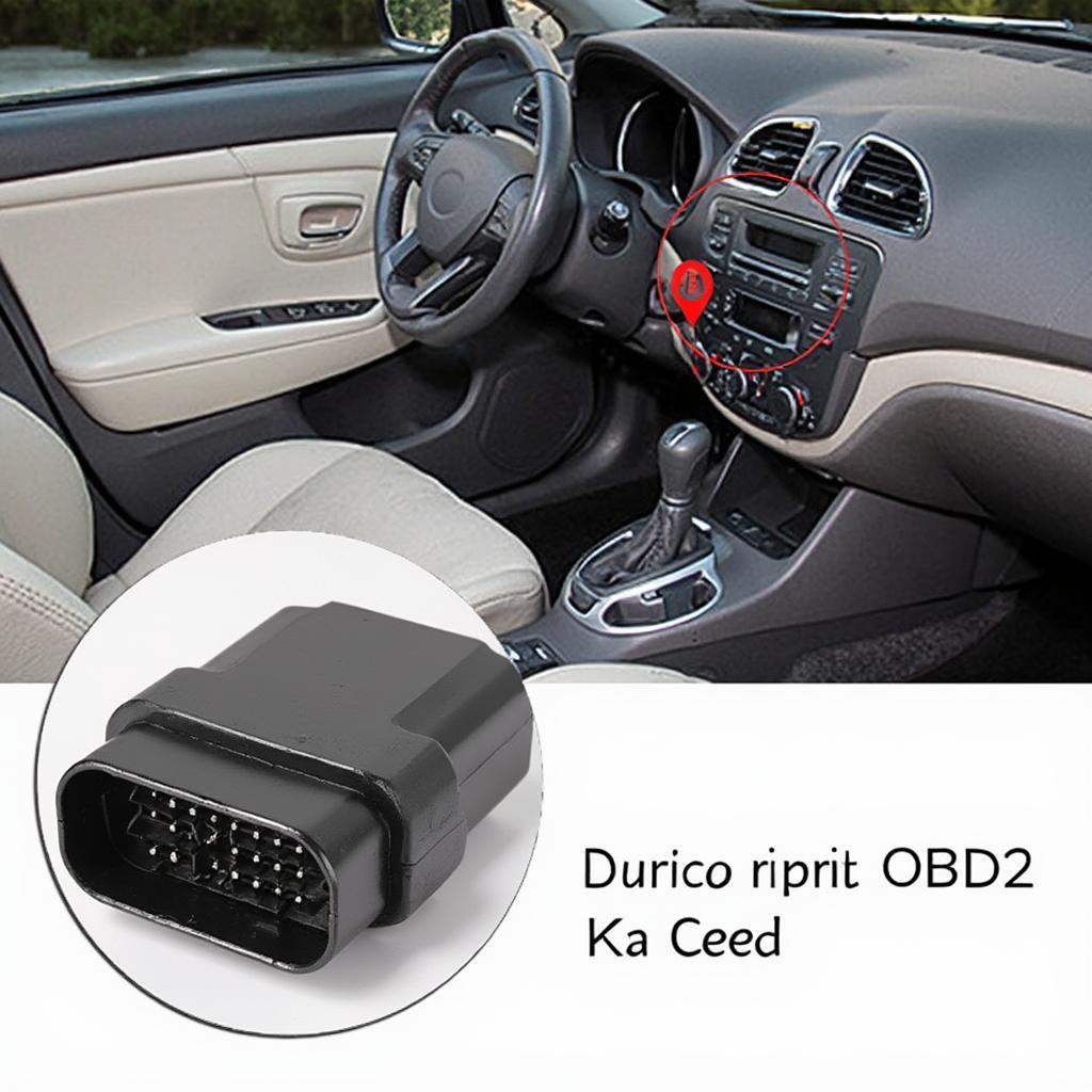 Kia Ceed OBD2 Port Location