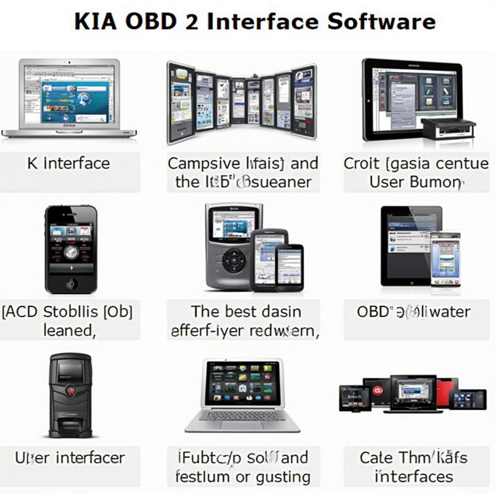 Kia OBD2 Interface Software Options