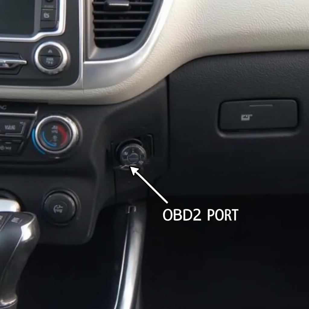 Kia Soul EV OBD2 Port Location