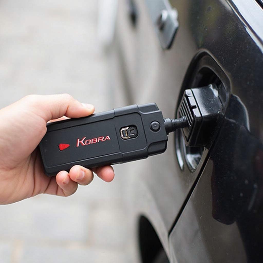 Kobra Wireless OBD2 Reader in Car's OBD2 Port