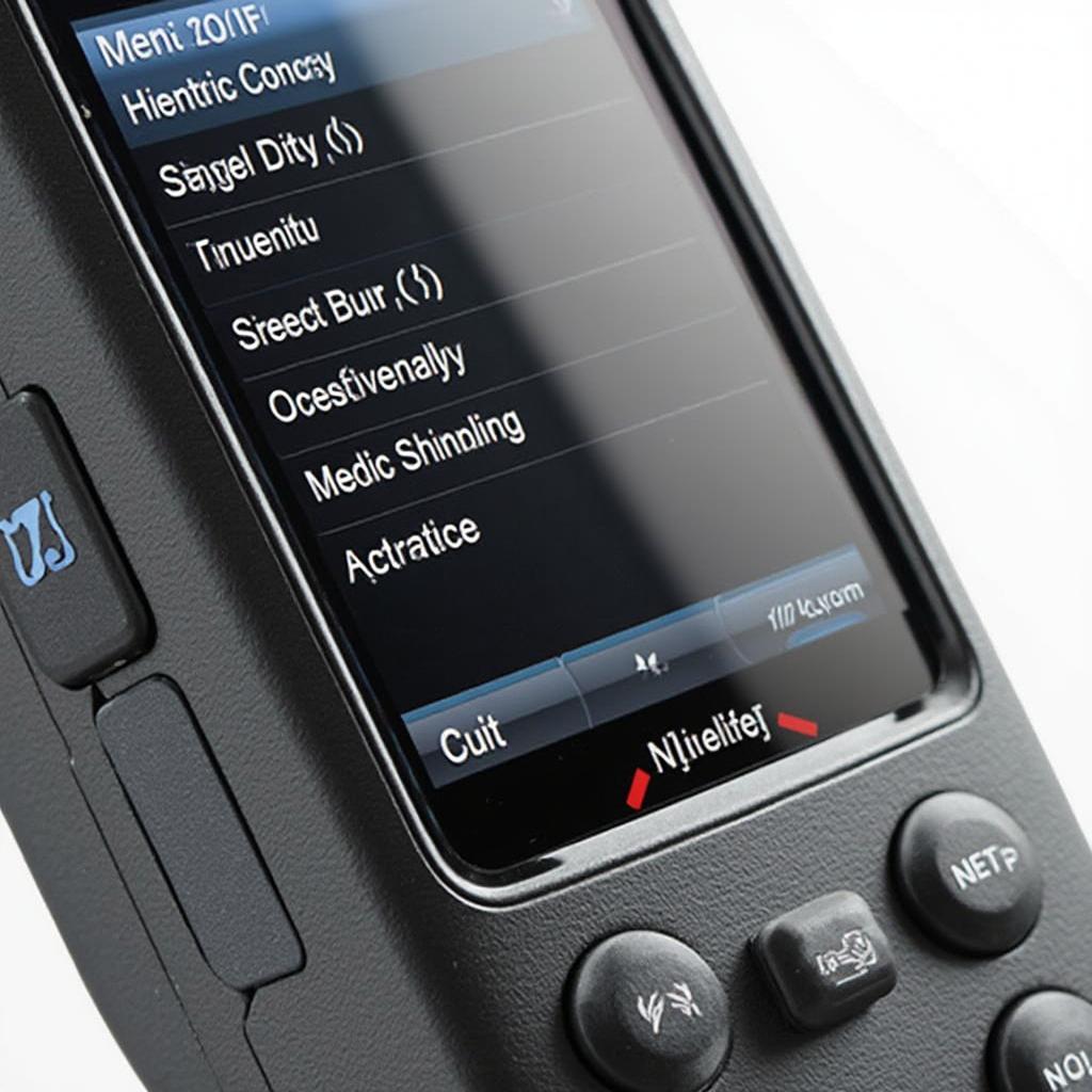 Konnwei KW830 OBD2 Scanner Menu Navigation